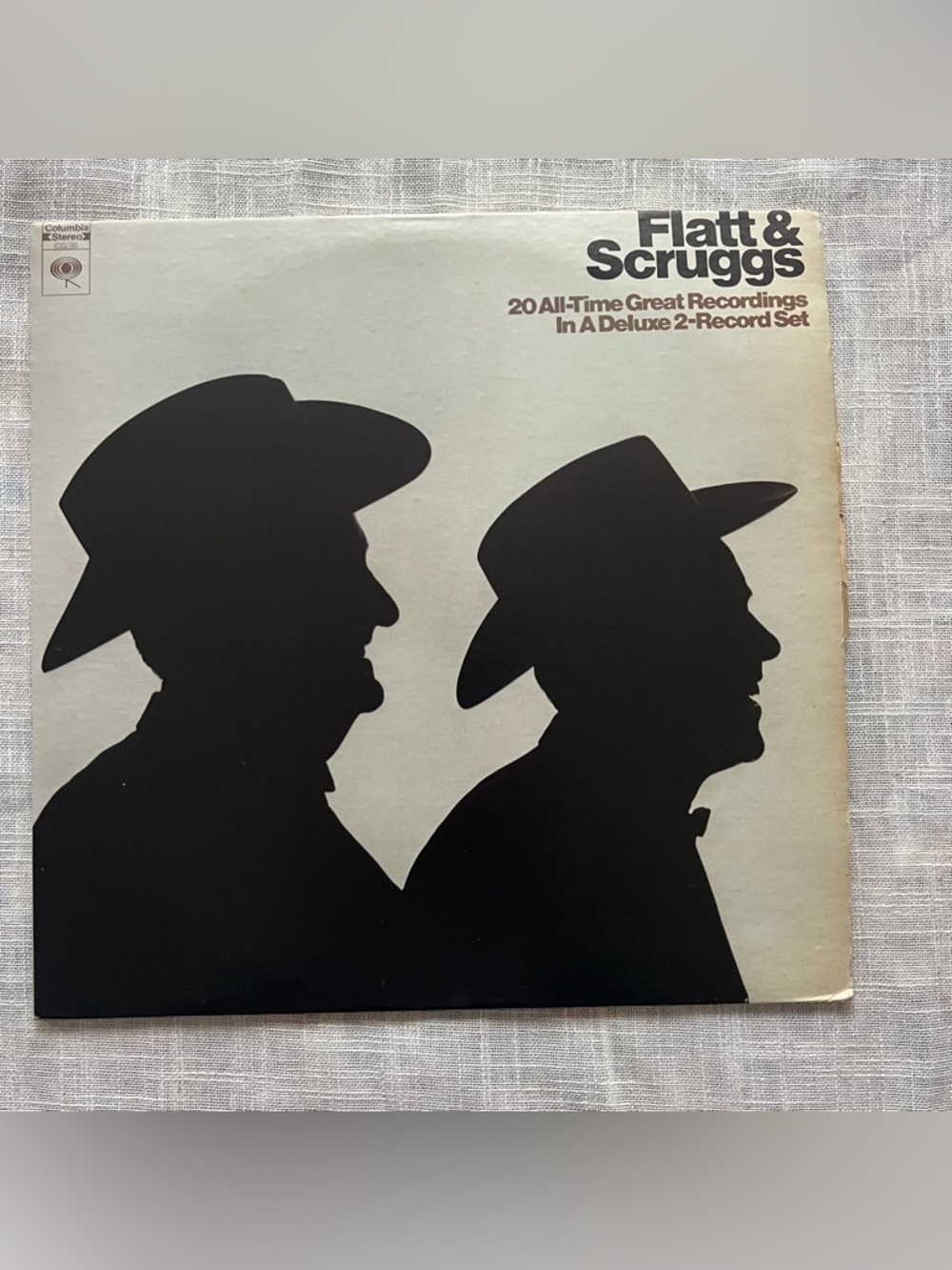 Vinyl🖤Flatt & Scruggs 2-Record Set, All Time Greatest Bluegrass Recordings